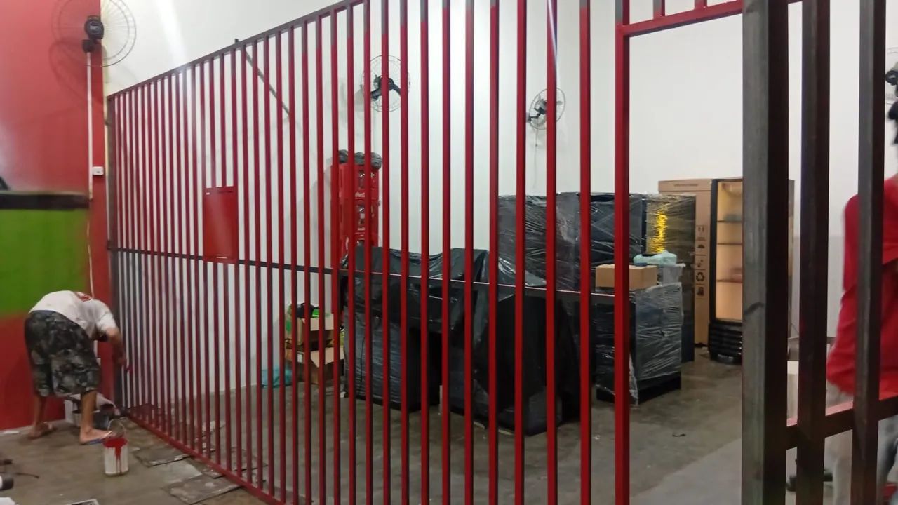 Grade e portão de proteção para adega. - Foto 3