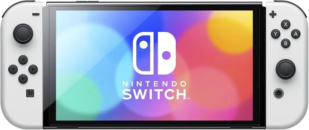 NINTENDO SWITCH OLED BRANCO DESBLOQUEADO - 64GB + MICRO SD 256GB