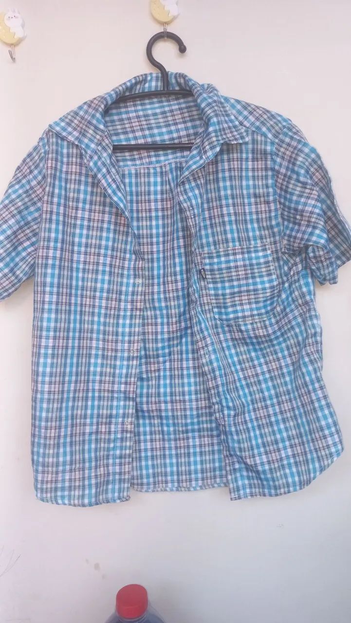 Camisa xadrez infantil 