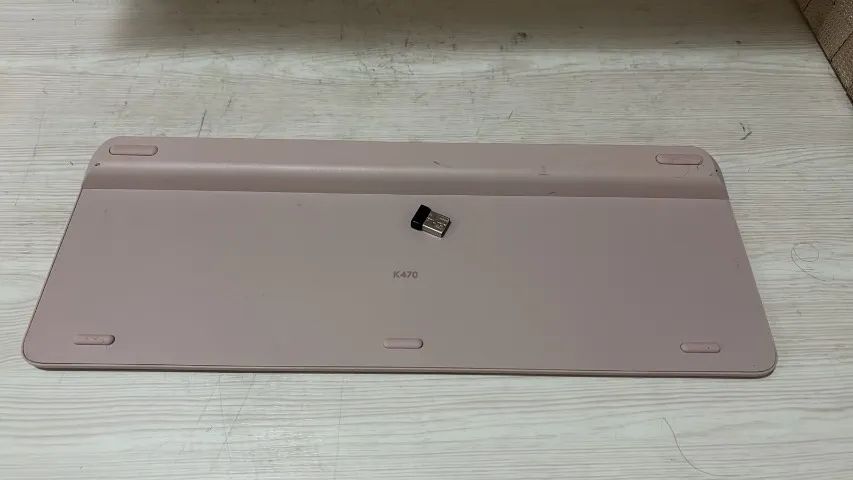 Teclado Logitech Sem Fio Rosa - Foto 2