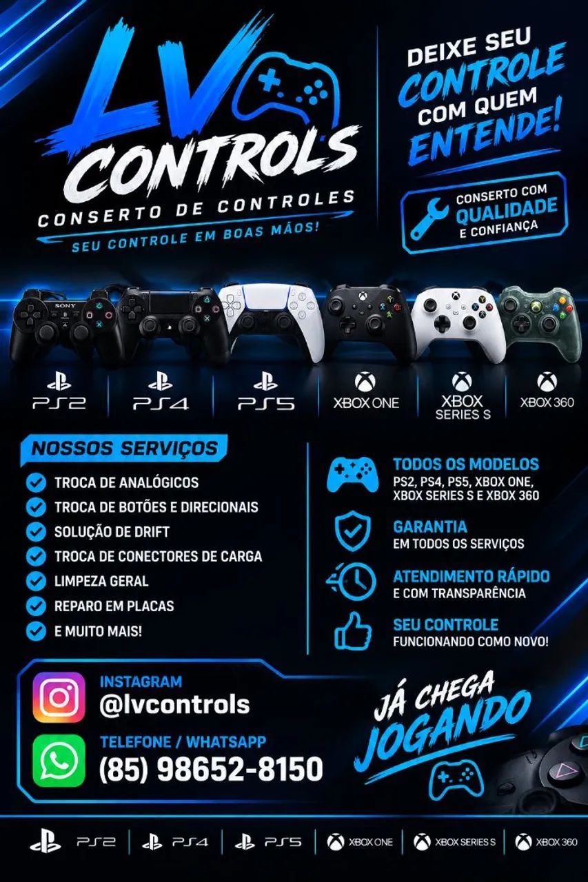 Conserto de controles originais 