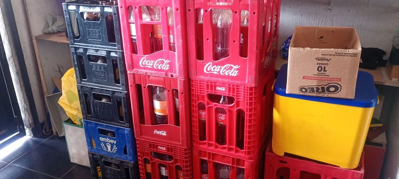 Grades de cerveja é refrigerante 