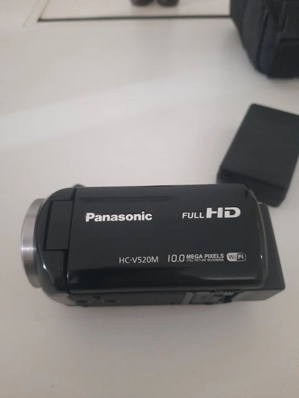Filmadora Panasonic HC-V520M Full HD 1080p Wi-Fi + 32GB - Câmeras