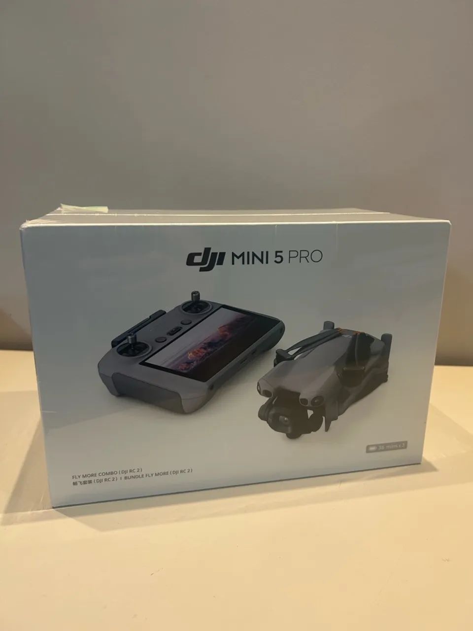 Drone DJI Mini 5 Pro Fly More Combo 4K + Controle DJI RC 2 Lacrado 