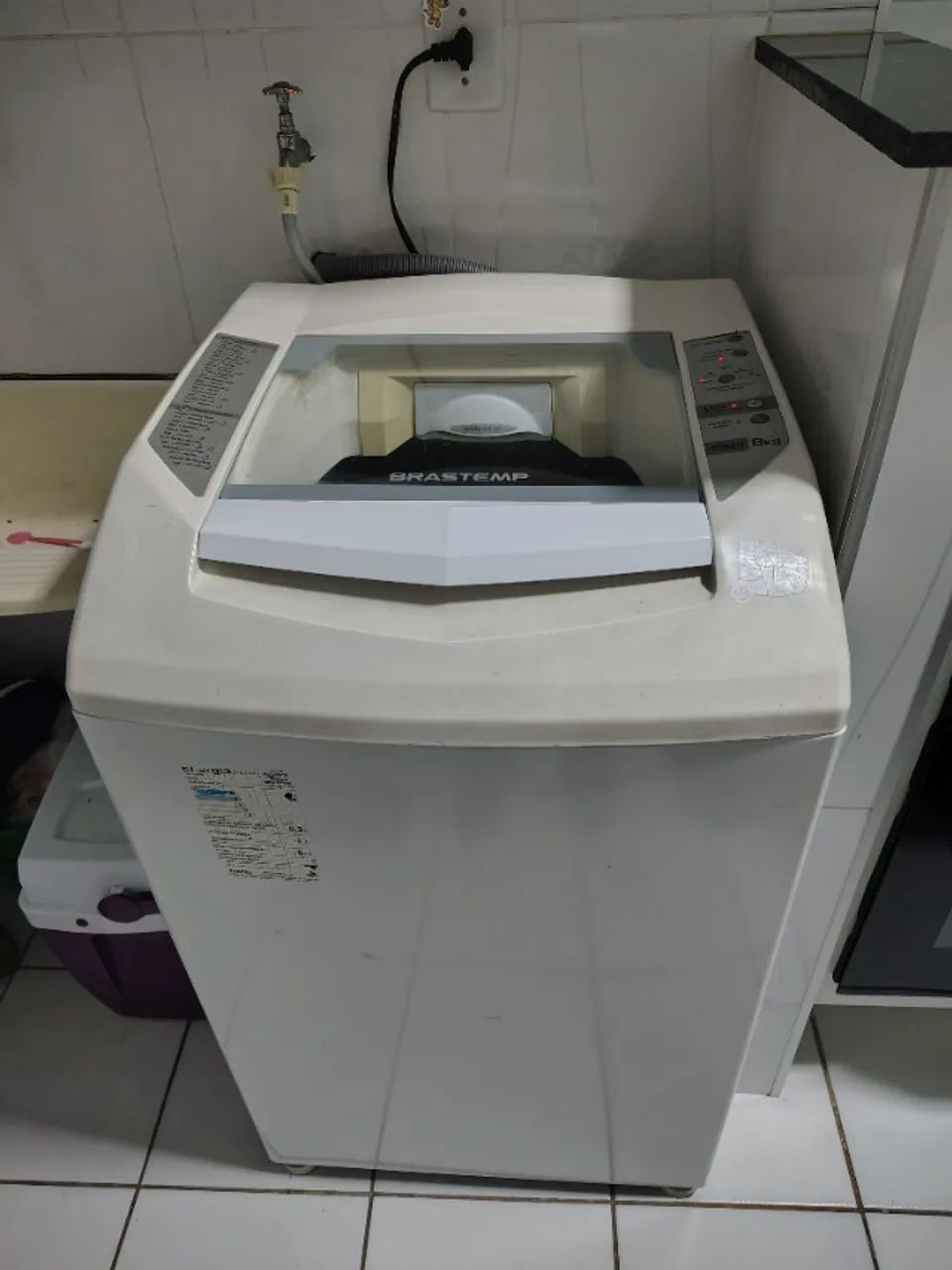 Lavadora de roupas Brastemp 8kg