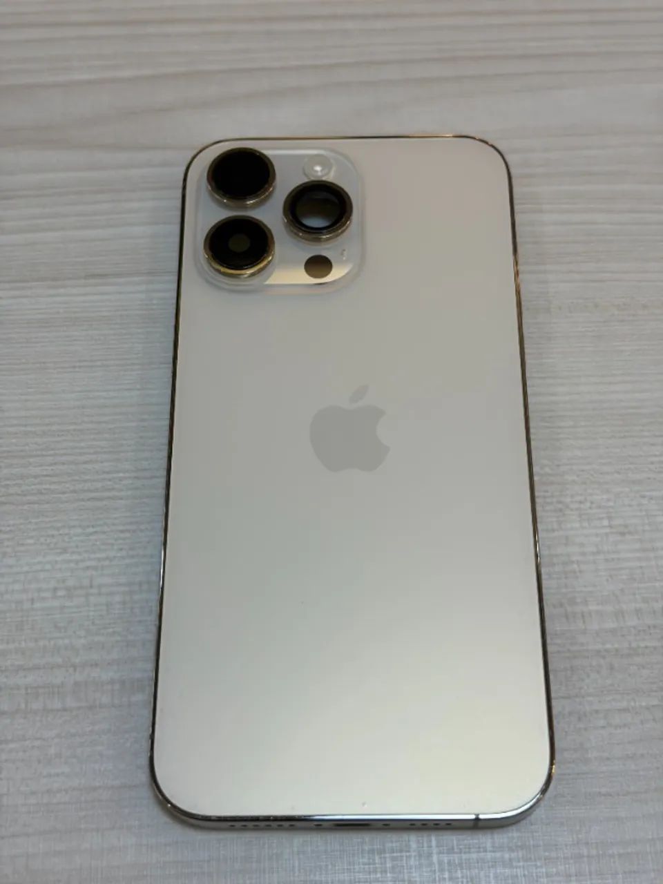 Carcaça iPhone 14 Pro Max Dourado Original s/ Peças Internas - Foto 2