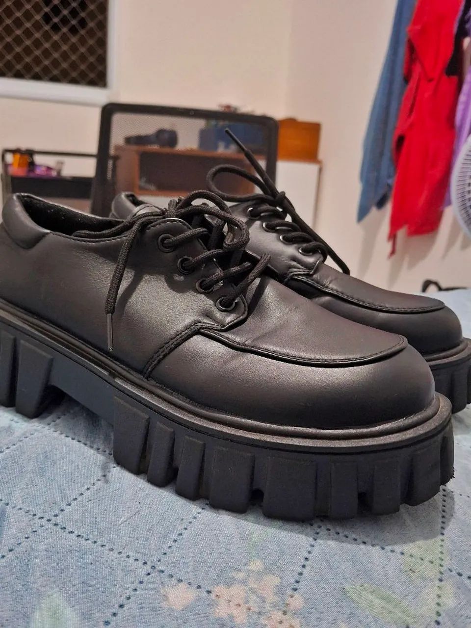 sapato oxford tratorado preto 38