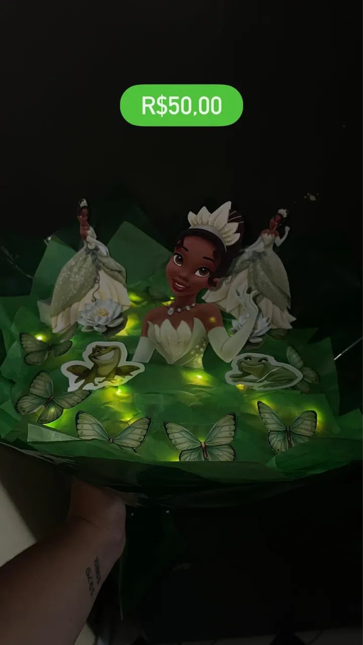 Buquê princesas borboletas 