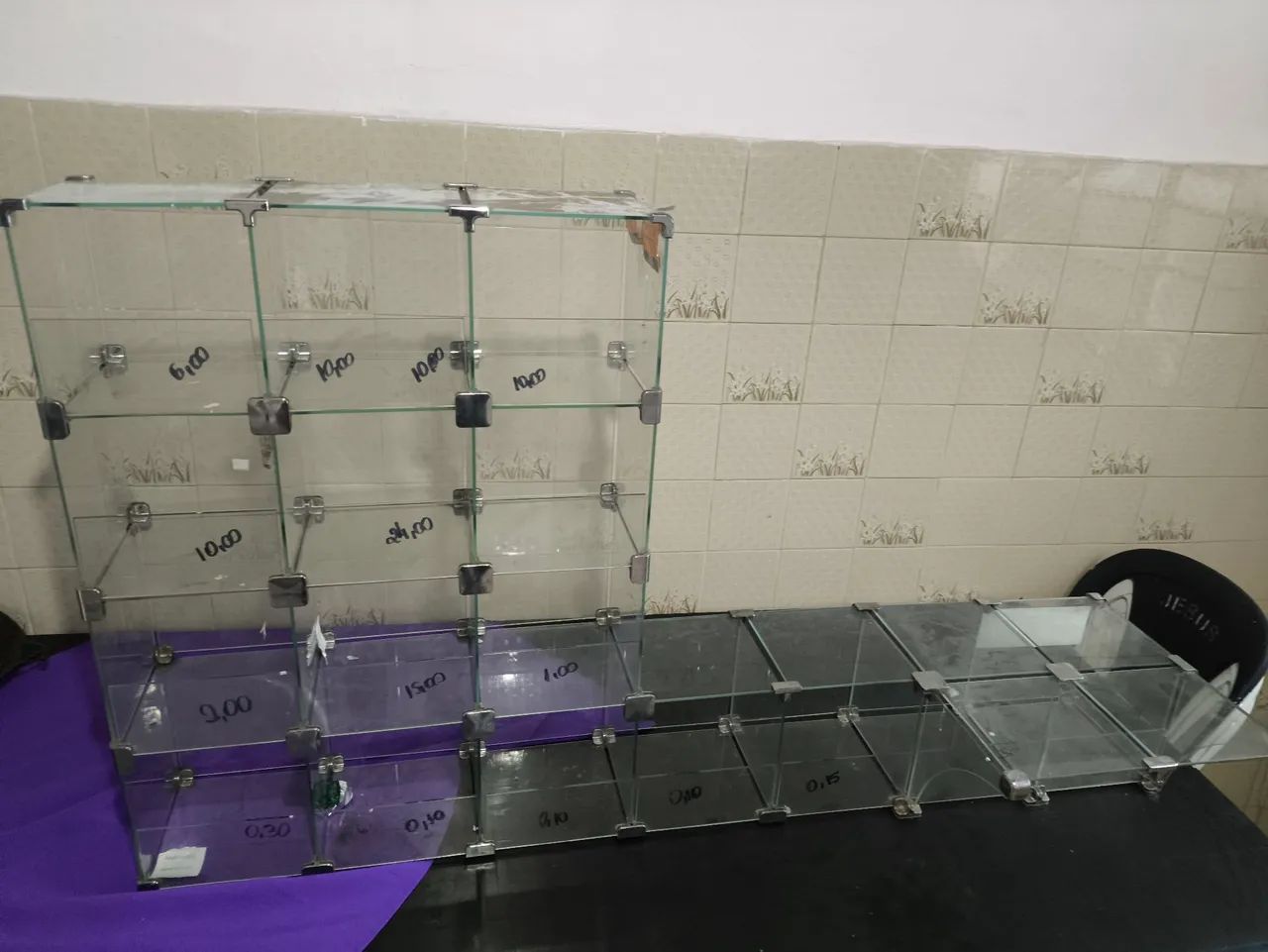 Expositor de vidro para loja / armarinho  - Foto 2