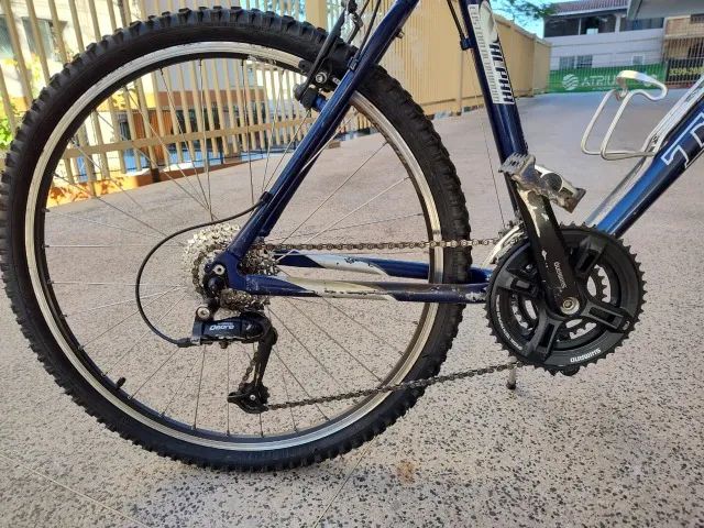 Bicicleta TREK 27v alumínio Alpha aro 26, toda Shimano Deore - Foto 6