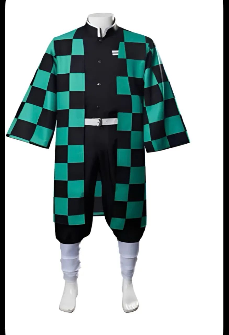 Fantasia Demon Slayer Tanjiro cosplay - Foto 3