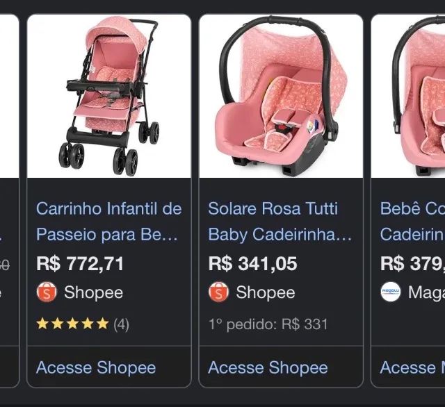 CARRINHO E BEBÊ CONFORTO TUTTY BABY - Foto 2