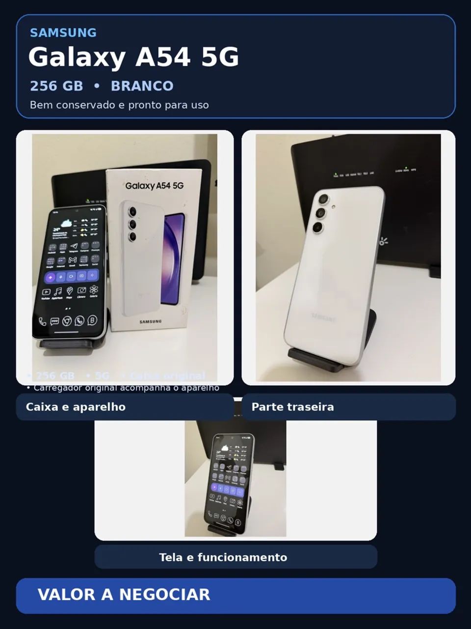 Samsung Galaxy A54 5G - 256GB - Foto 3