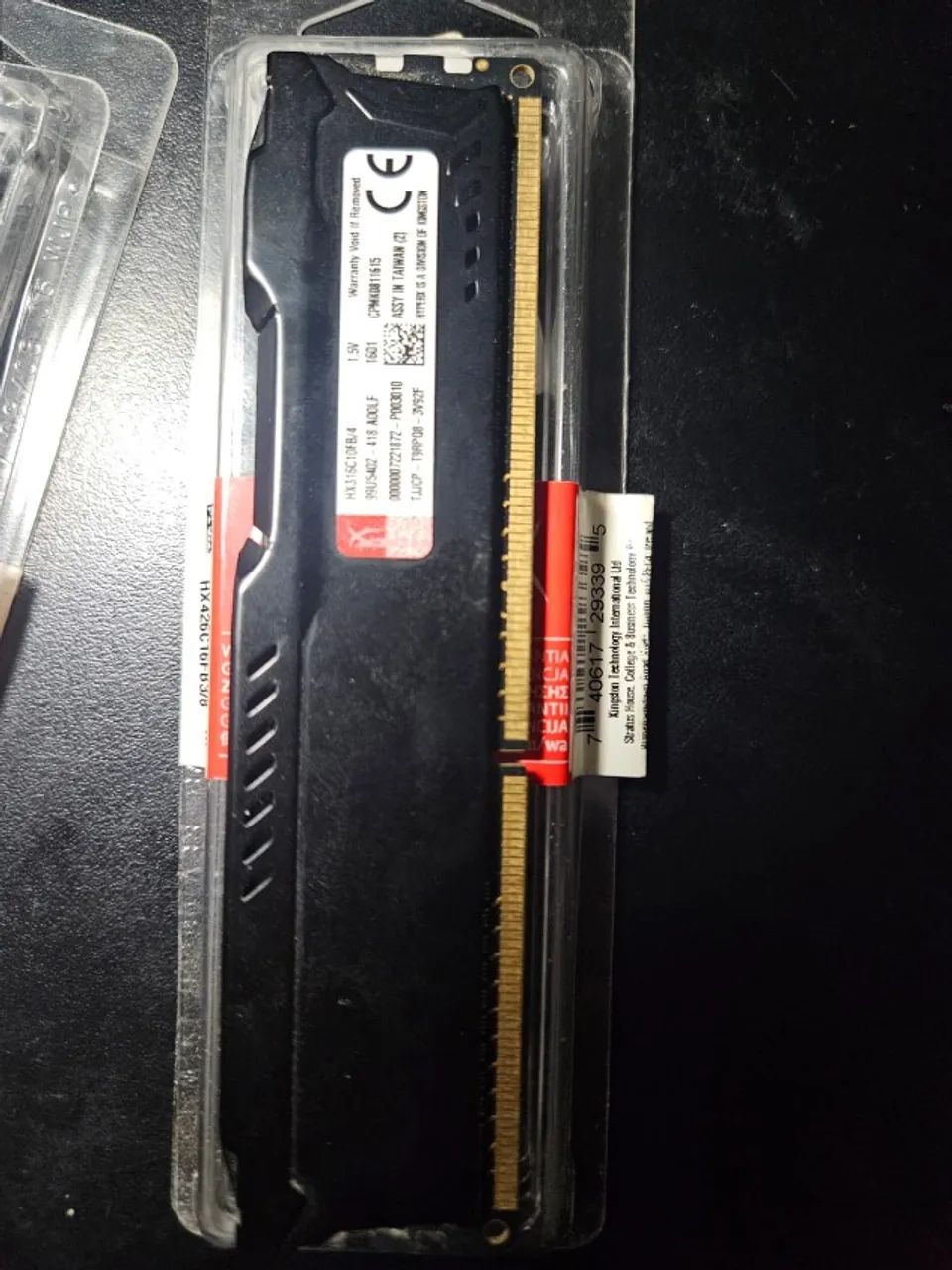 Kit Memória RAM 8GB (2x4GB) Kingston HyperX FURY Black DDR3 1600MHz - Dual Channel - Foto 3