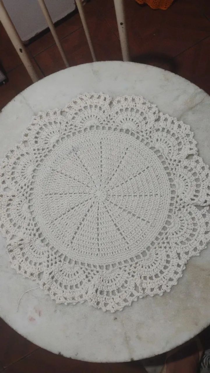 CENTRO DE MESA DE CROCHÊ ?