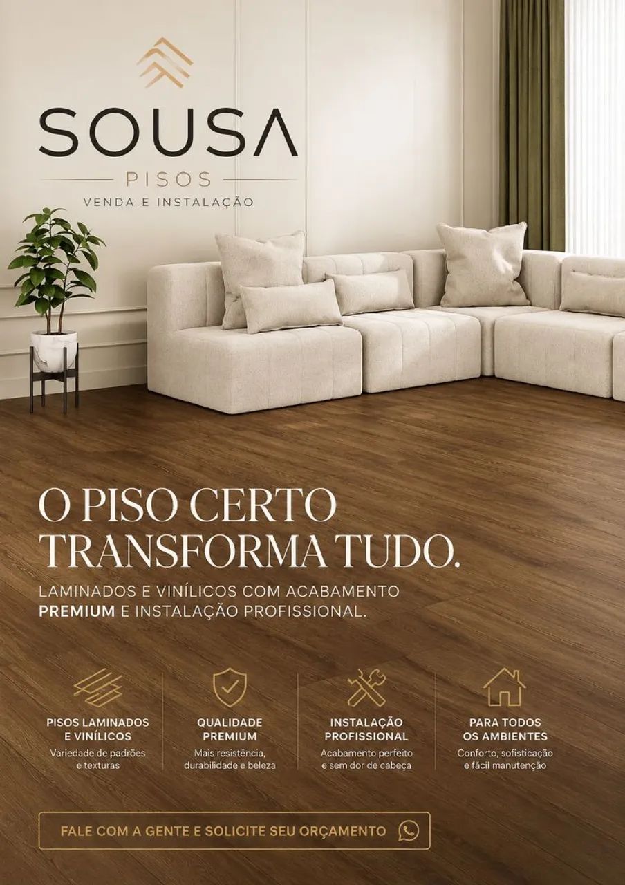 Pisos laminados e vinílicos 