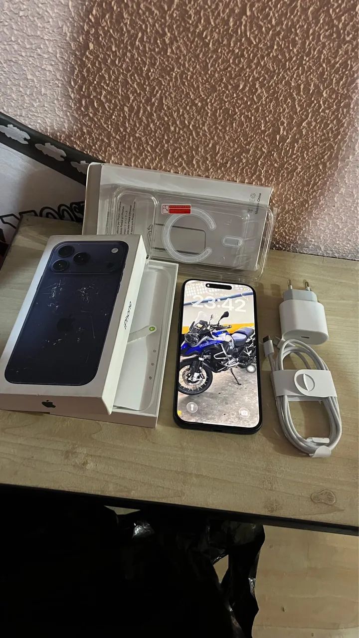 iPhone 17 Pro max 256 iPhone completo sem detalhe