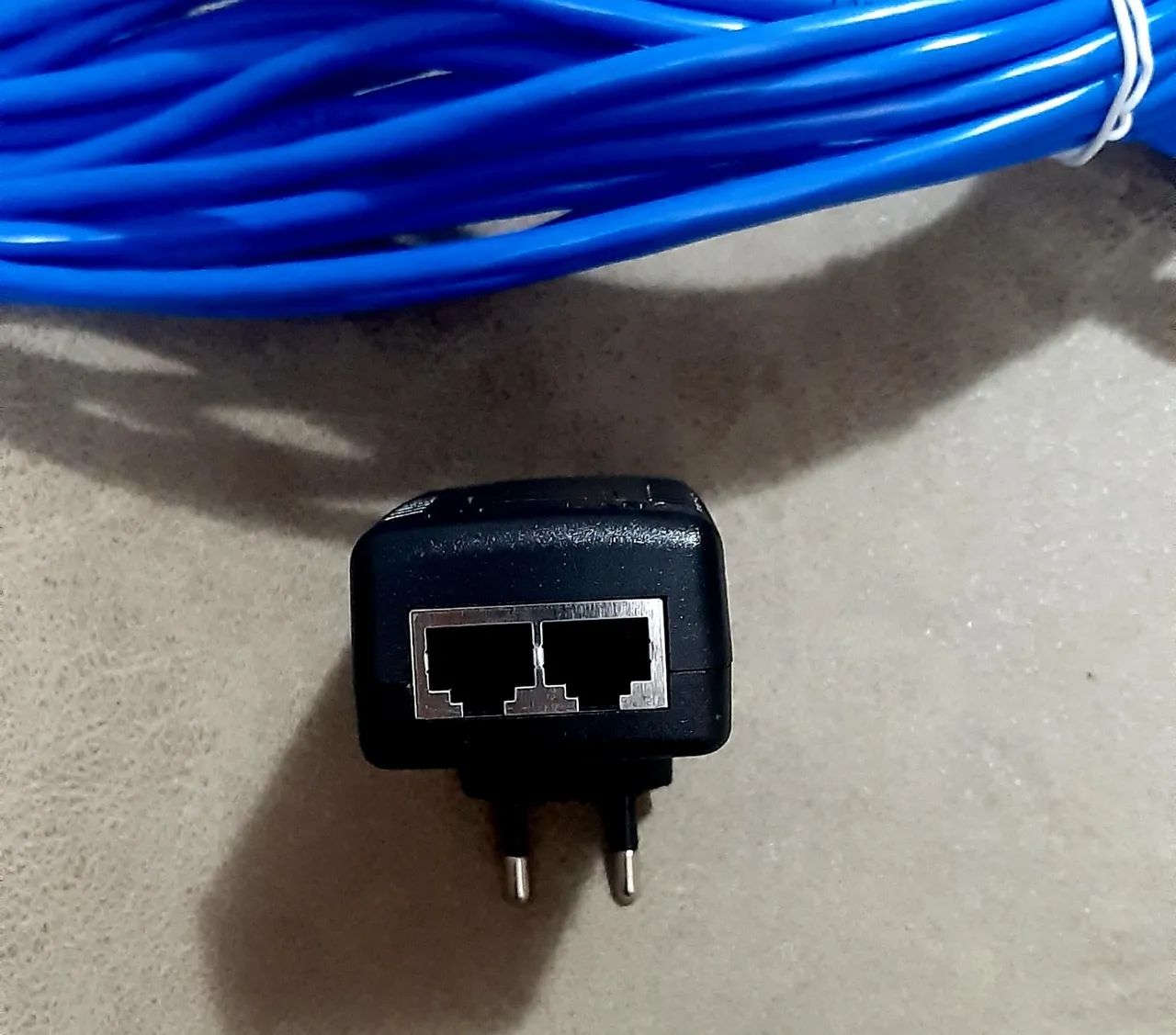 Fonte POE com 20m de cabo de rede blindado  - Foto 2