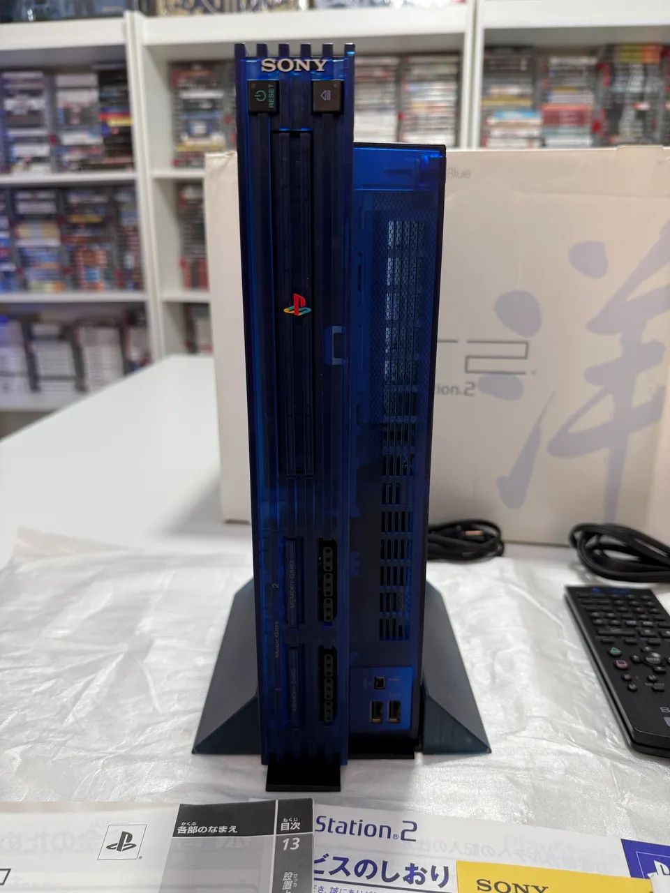 Ps2 Fat Ocen Blue CIB Zerado - Foto 4