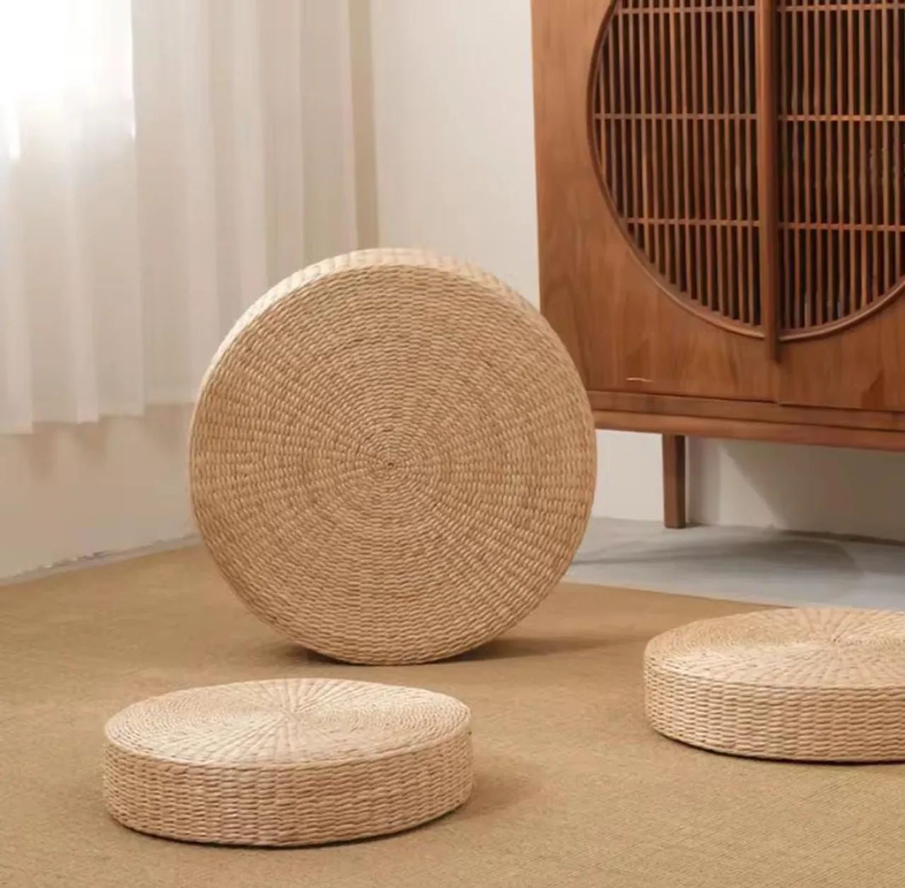 5 unidades de Almofadas futon japonesa  - Foto 2