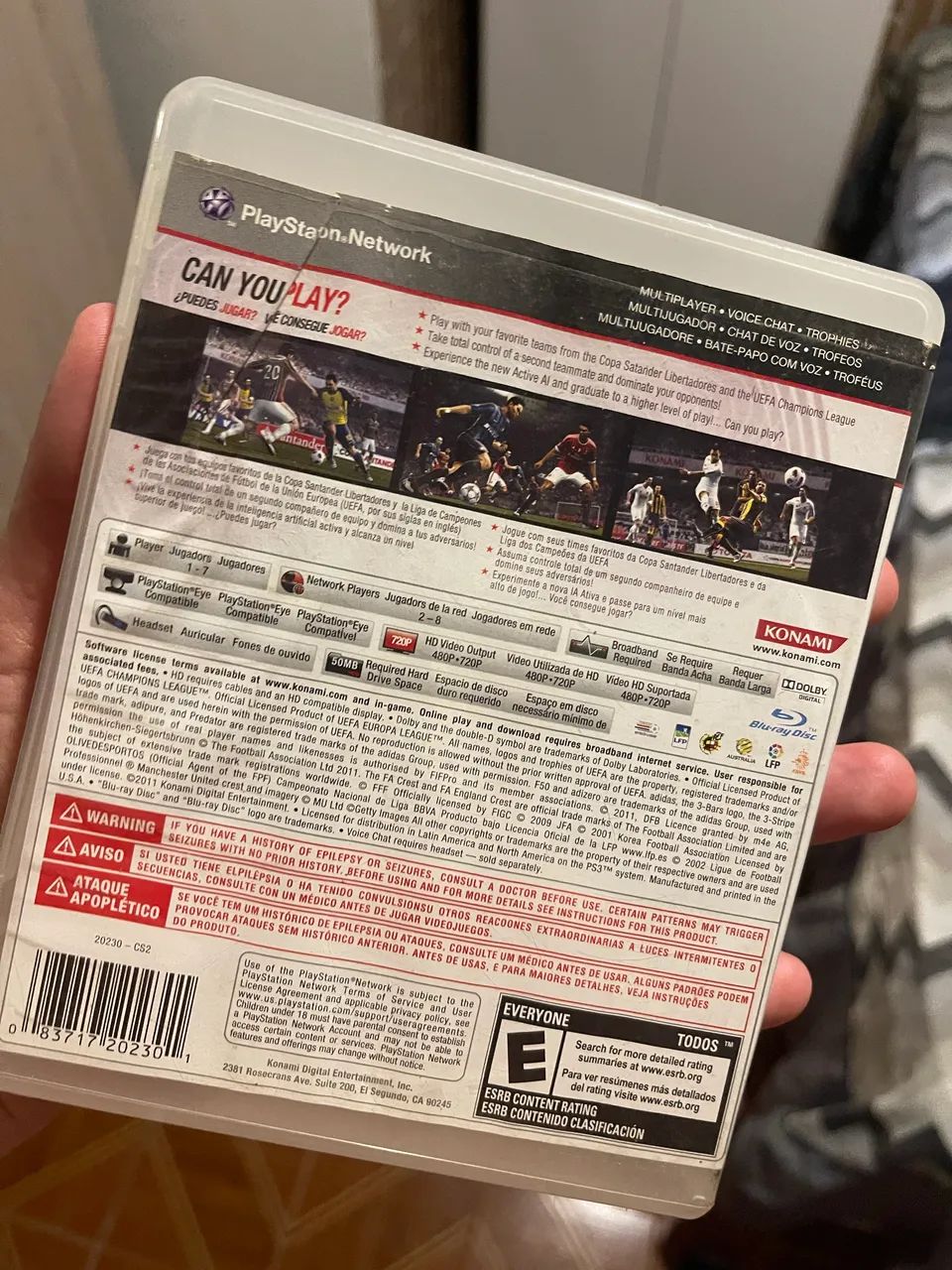 VENDO JOGO ORIGINAL PES 2012