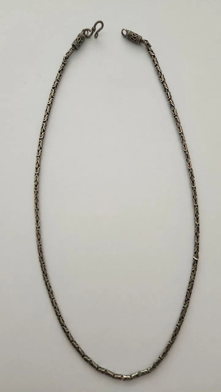 Cordão de Prata 28,8gr 58cm modelo Bali