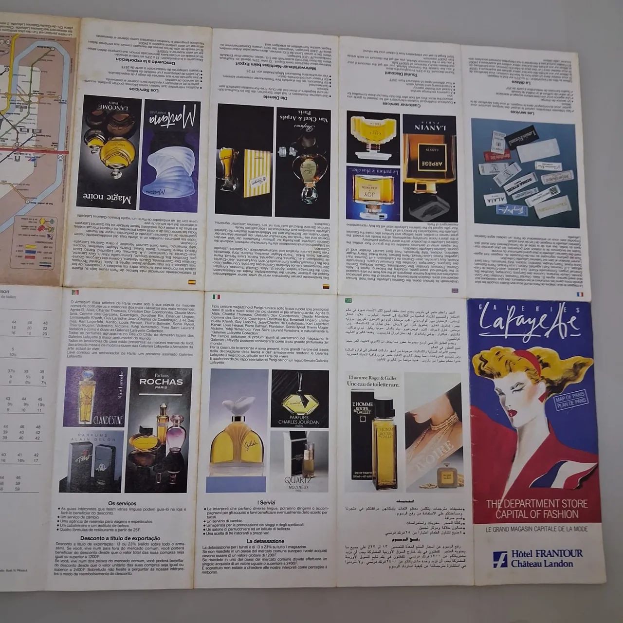 Mapa de Paris - Antigo da Década de 80 - Foto 5