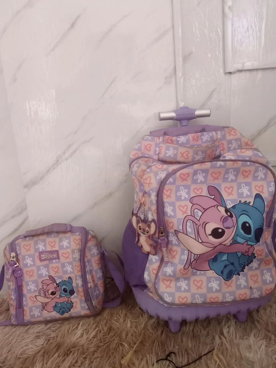 Vendo mochila escolar de carrinho do sticht - Foto 3