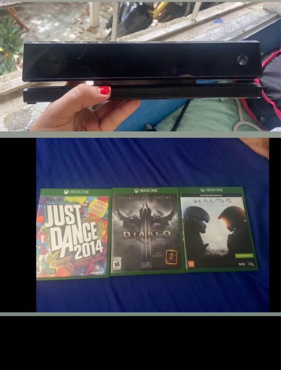 Microsoft Kinect  Xbox One sem o vídeo game