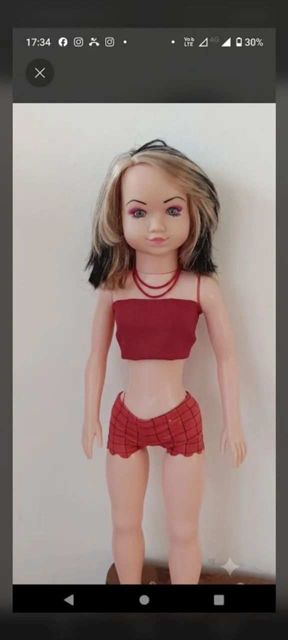 Boneca antiga de 1 m - Foto 2