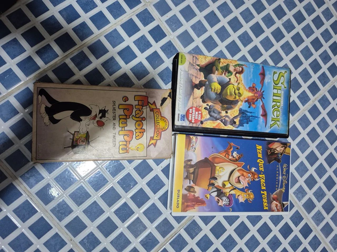 3 VHS usadas