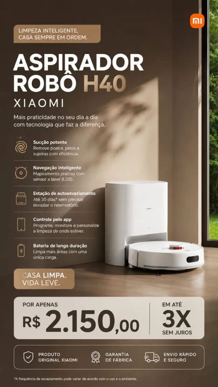 Aspirador Xiaomi h40