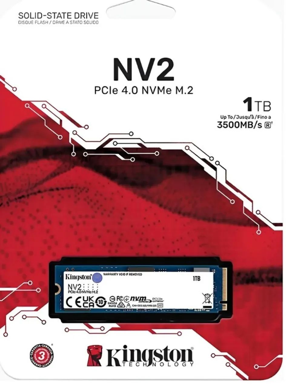 SSD Kingston NV2 1TB NVMe PCIe 4.0