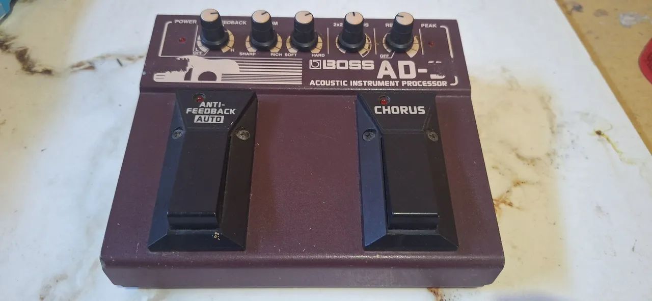 Boss AD-3 Acoustic Instrument Processor. - Instrumentos musicais