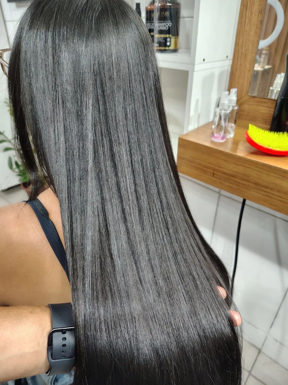 Máscara térmica capilar  Anib cosméticos alisamento.  - Foto 2