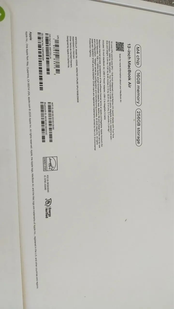 MacBook Air 13 M4 novo  - Foto 3