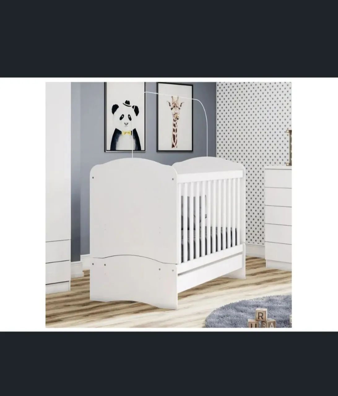 Berço que vira mini-cama 3 em 1 - Foto 3