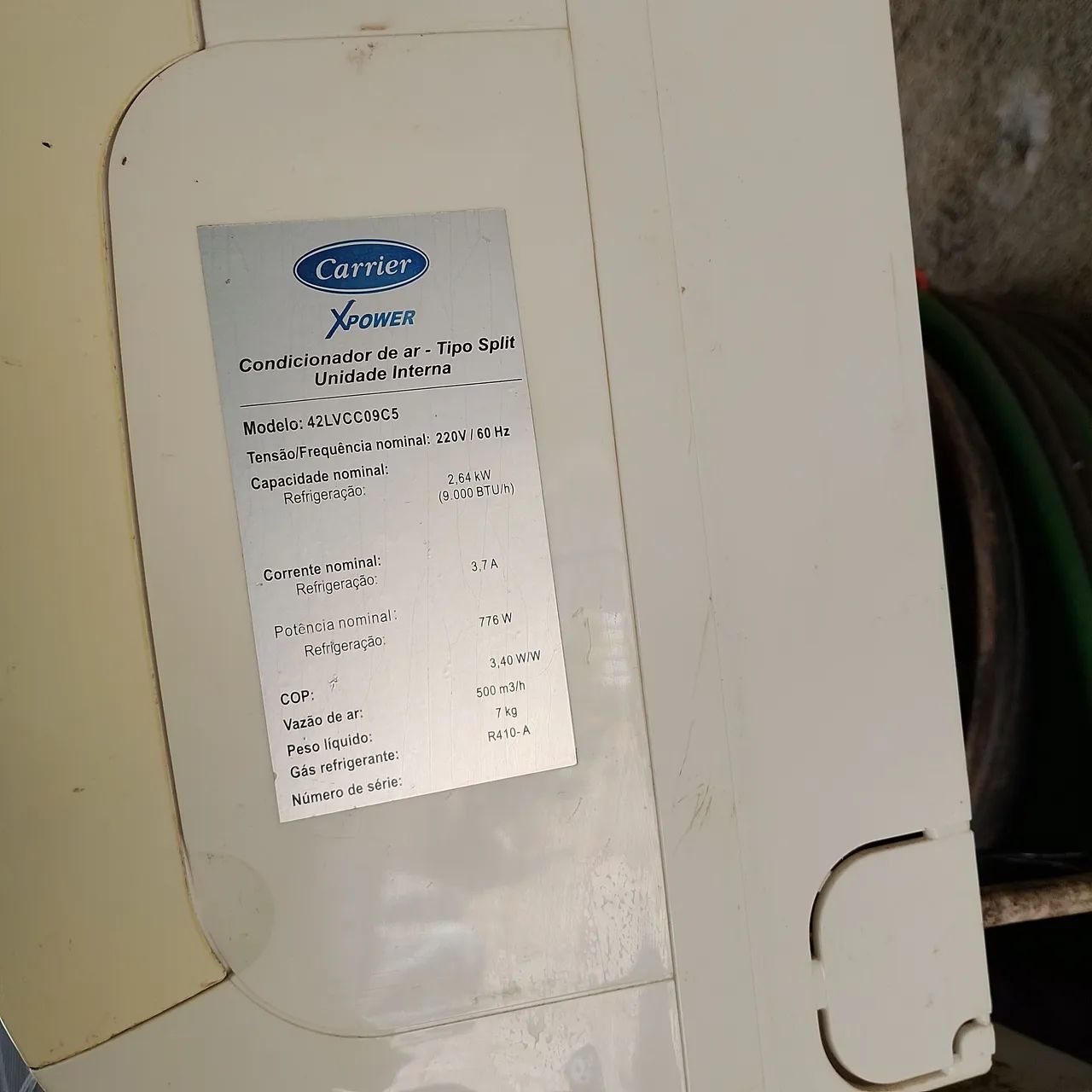 Ar condicionado split Carrier inverter 9000btus - Foto 2
