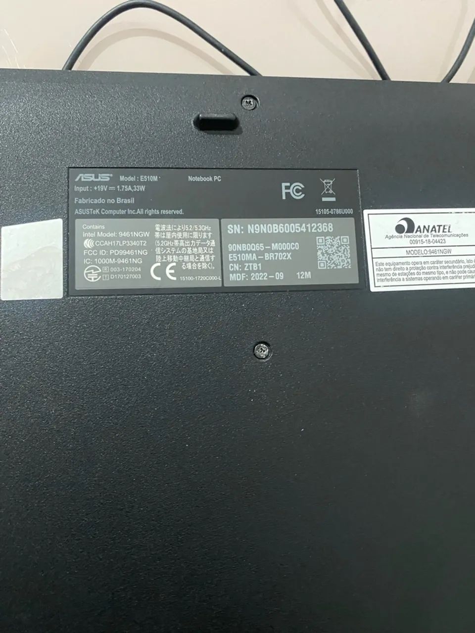 Notebook Asus E510 com caixa e nota 2023 - Foto 4