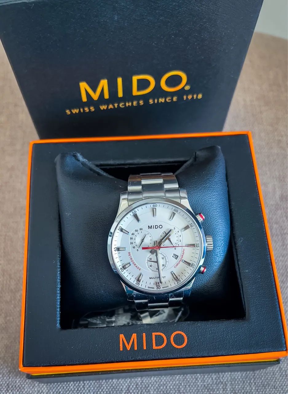 Relógio Mido Multifort Chronograph, Retrograde COMPLETO (Caixa e Manual) - Foto 5