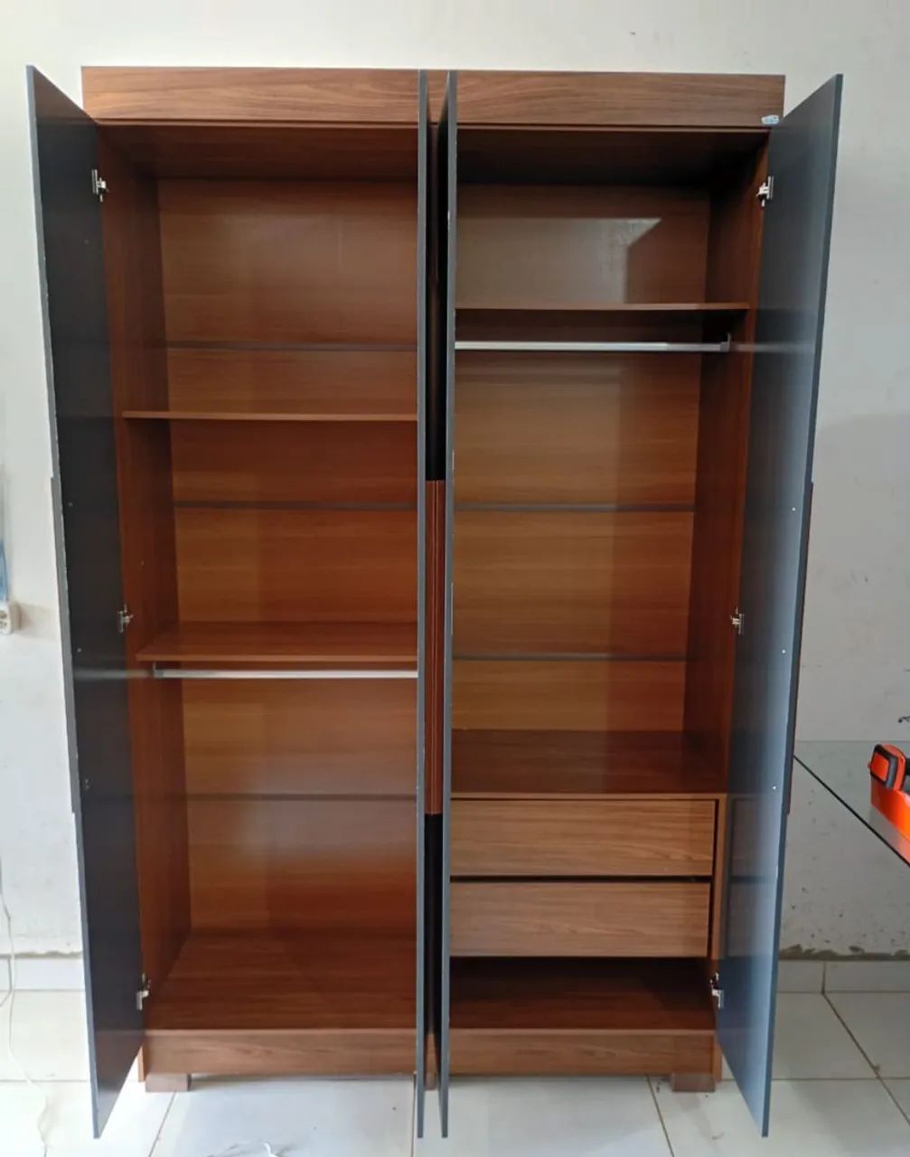 GUARDA ROUPA DE SOLTEIRO MDF CONSERVADO - Foto 2