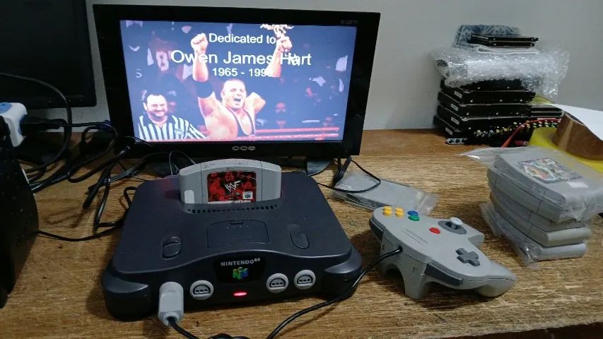 Nintendo 64  completo e inteiro!!!