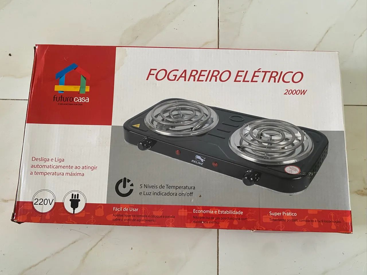 Fogareiro Eletrônico 2000w - Foto 2