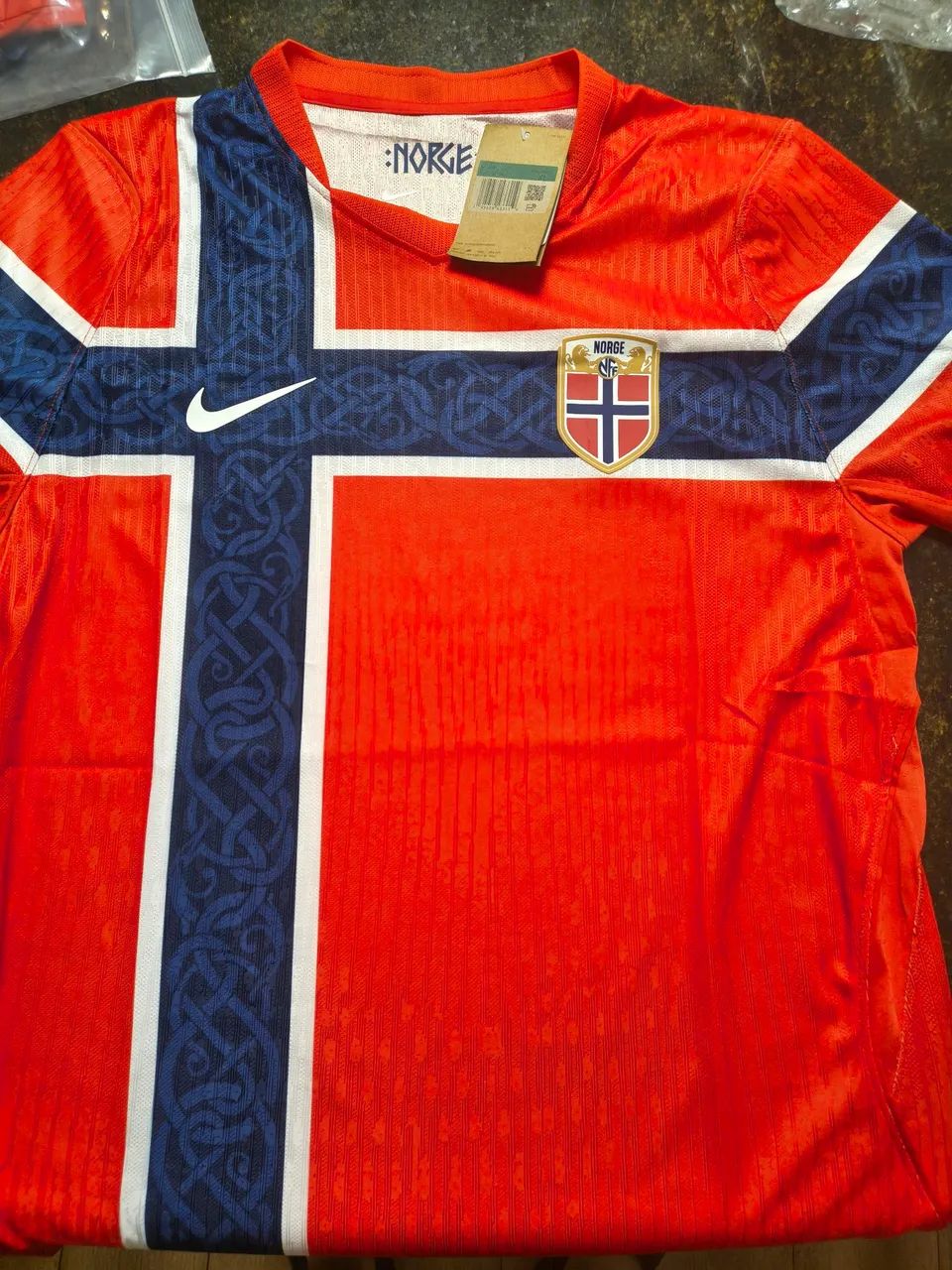 Camisa Nike Noruega Modelo Jogador XL - Foto 2