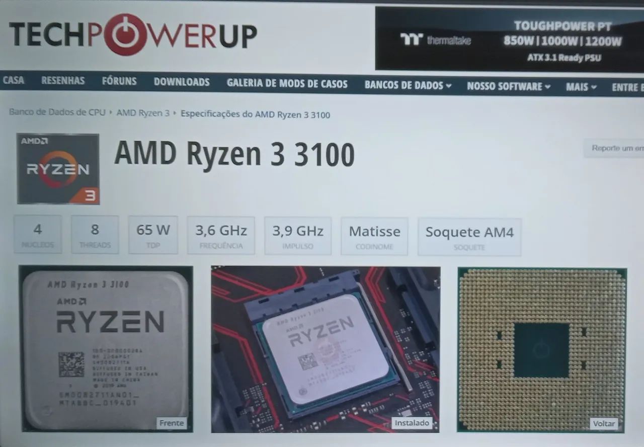 Ryzen 3 3100 3,6GHz - Processadores - Jacintinho, Maceió