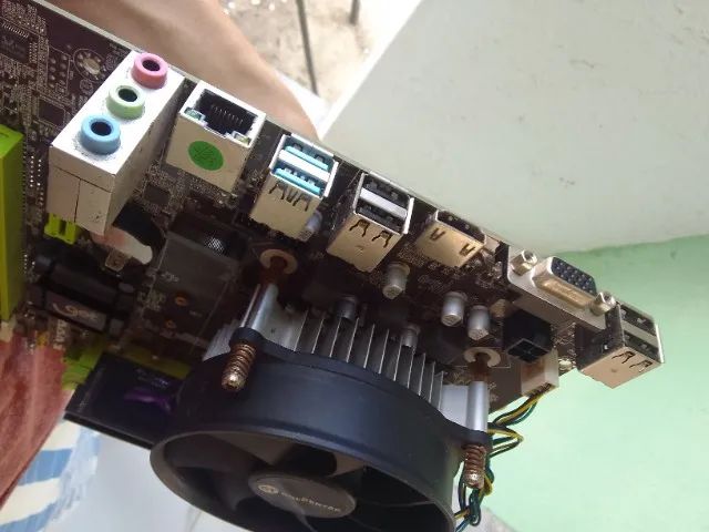 Kit - Placa mãe H81, I5 4570, 16Gb RAM e RX 550 - Foto 5