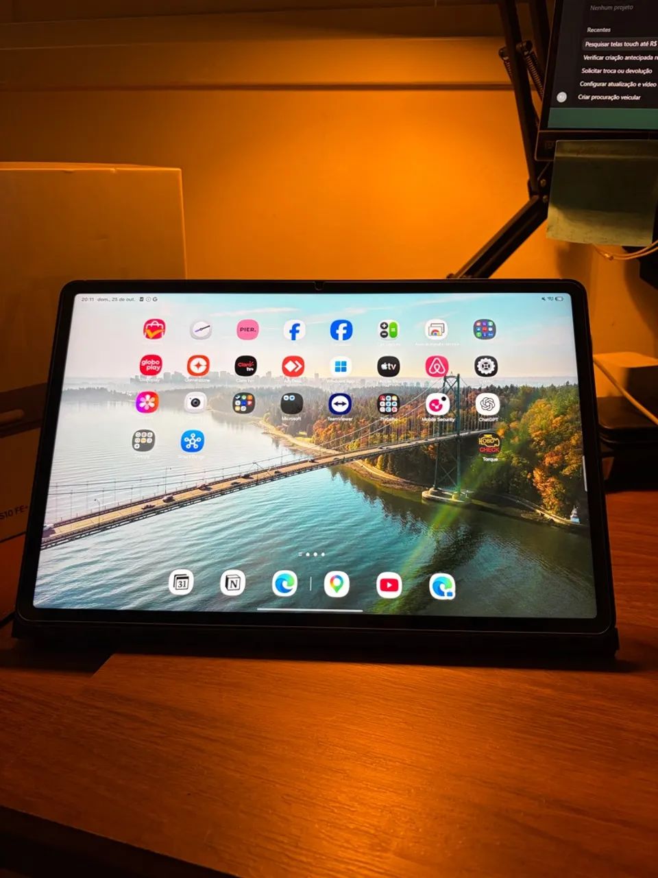 Tablet Samsung Tab S10 FE+ (Plus) + S Pen + BRINDE - Novo com Caixa - Foto 3
