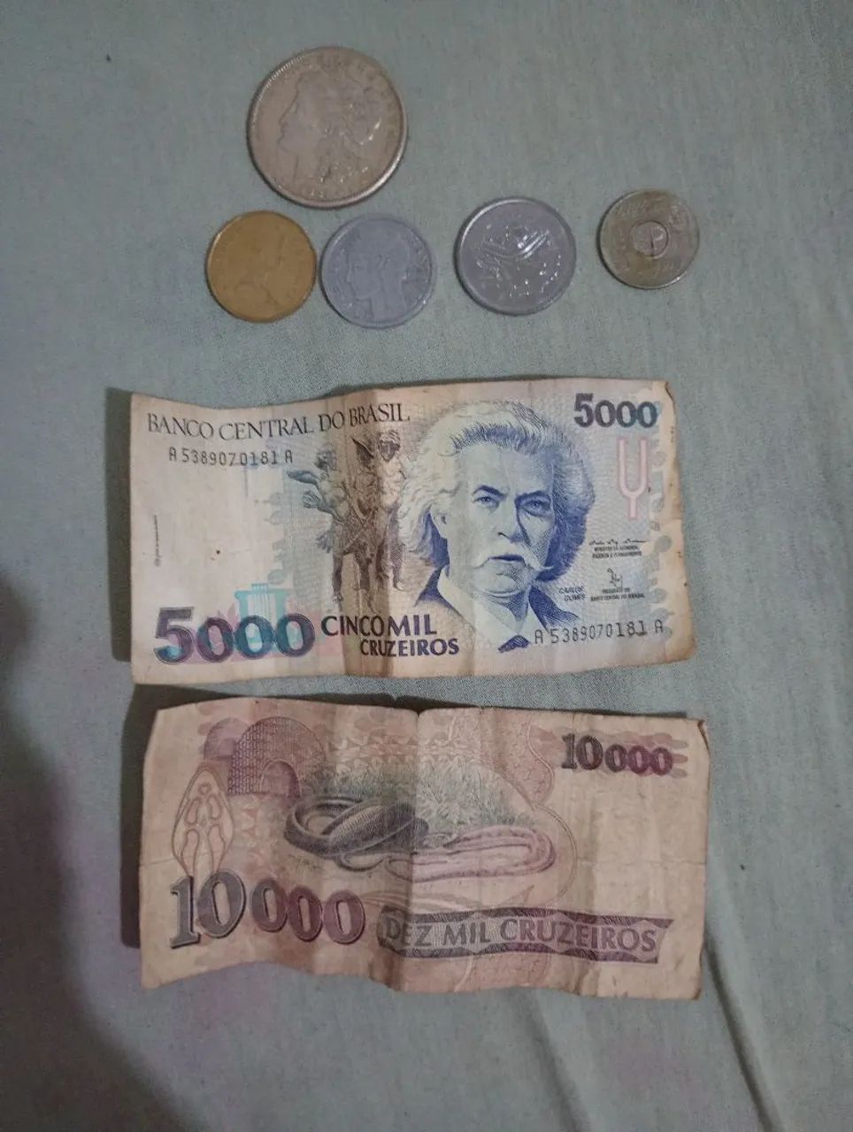 Moedas e notas antigas  - Foto 3