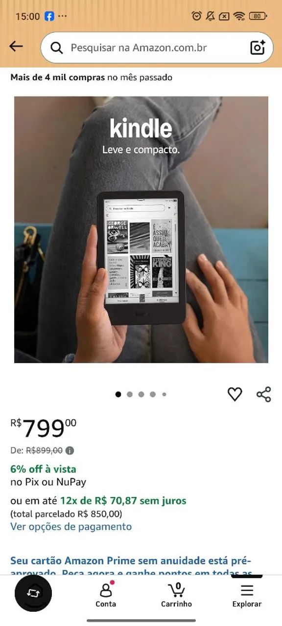 Kindle gen11 novo