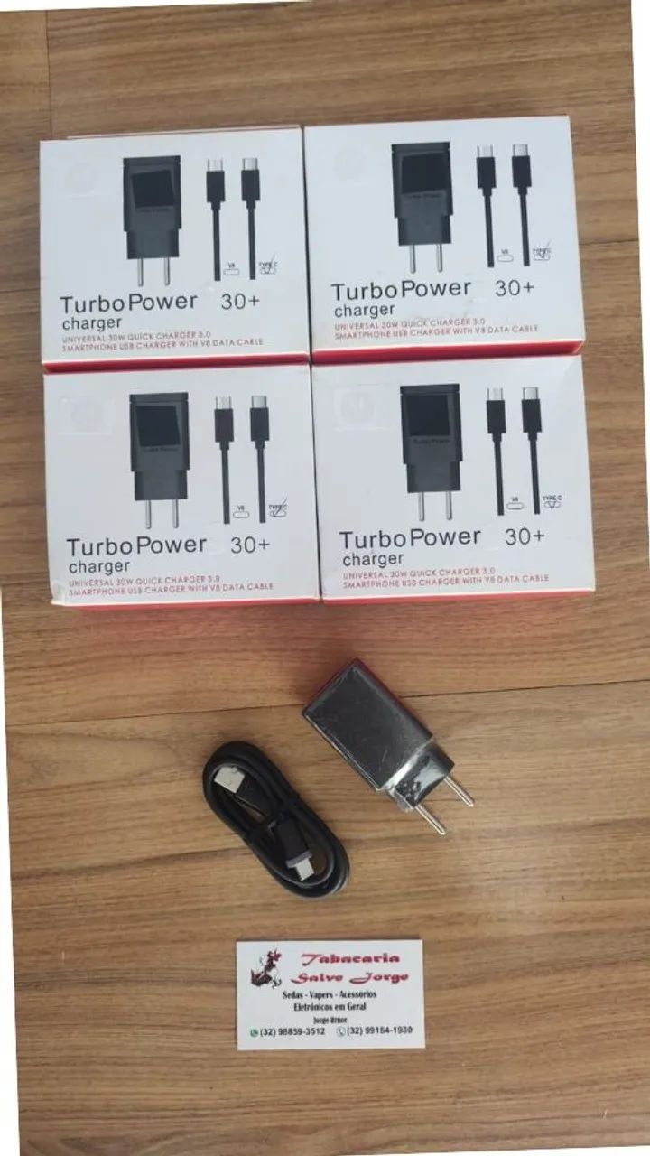 Carregador Turbo Tipo c